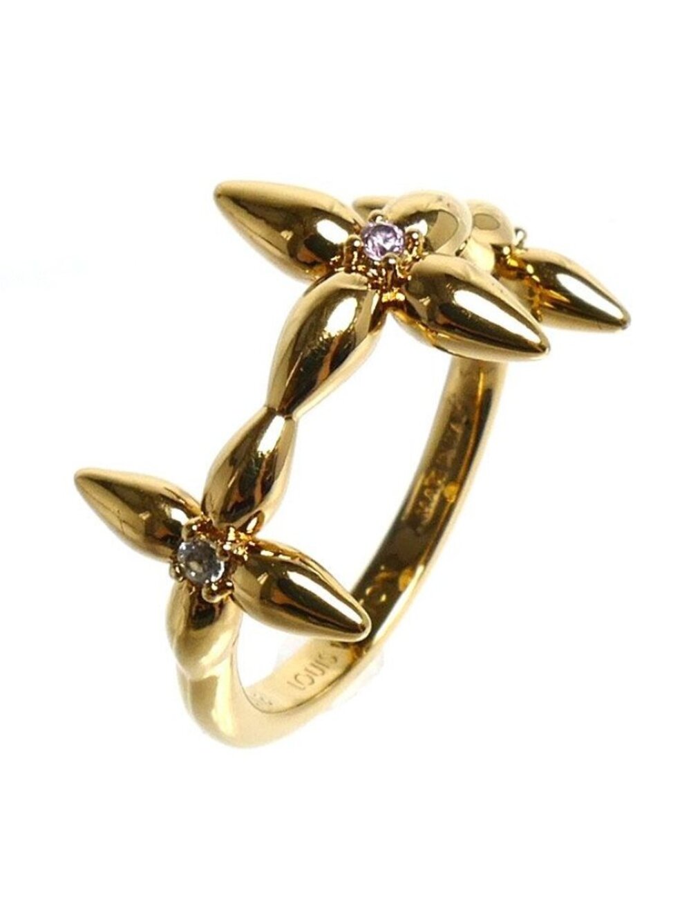 Louis Vuitton Rhinestone Ring Signature - Picture 2 of 10